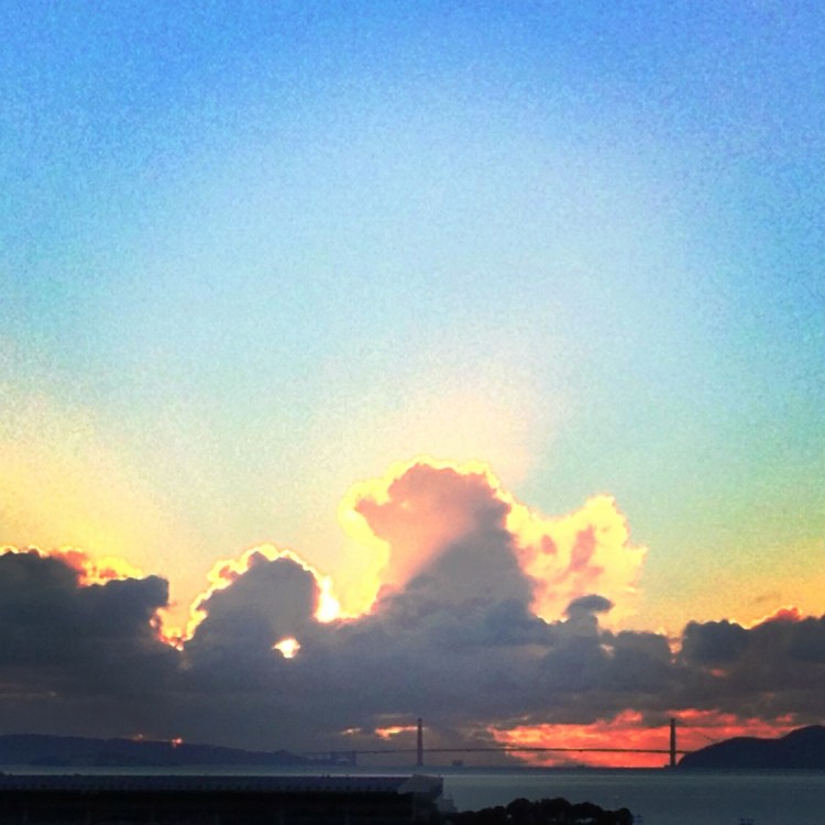 The Set Closer to the center to the Golden Gate as we approach Winter Solstice.