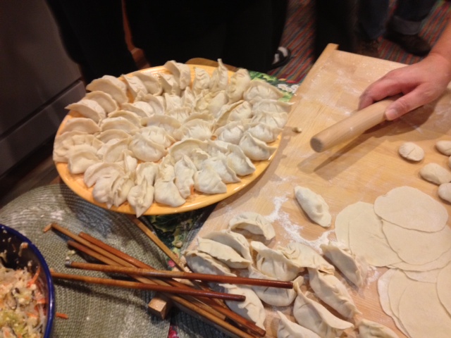 Making Chinese Dumplings