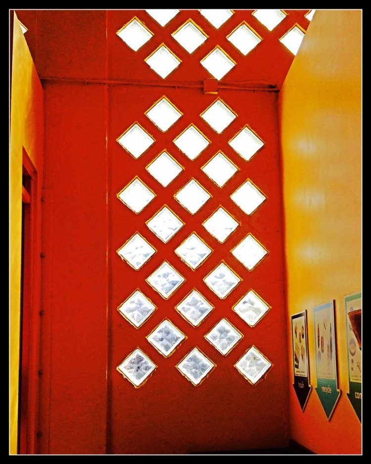 Orange Wall at Viks Chaat