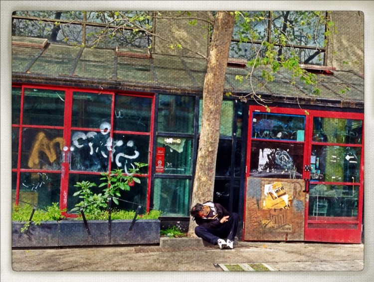 Telegraph Ave in front of what use to be Moe's Book store