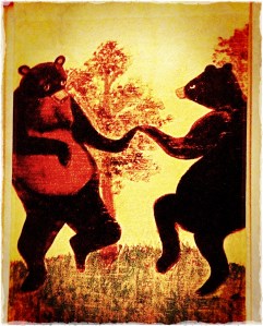 A pair of Dancing bears