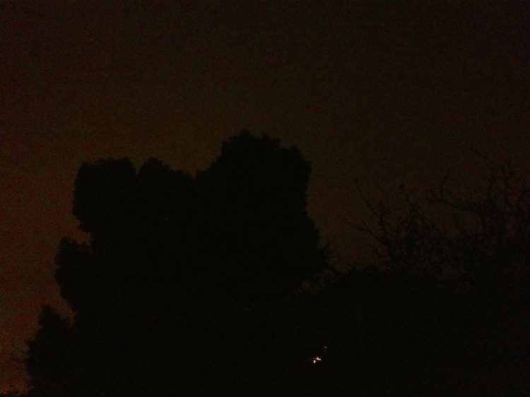 All I saw of an eclipse last Spring