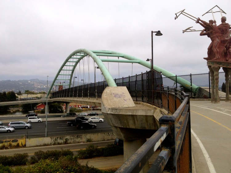 I-80 Under Berkeley's Pedestrian Bridge