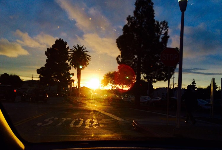 Halloween  Sunset From BART Parking Lot