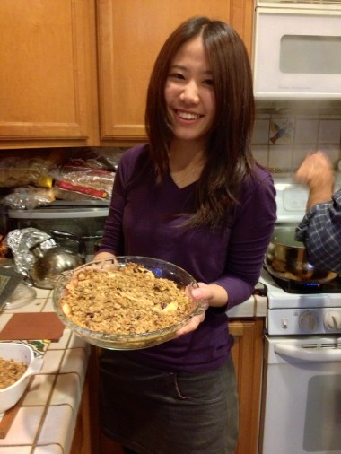 Cindy Lee Proud of making apple crumble
