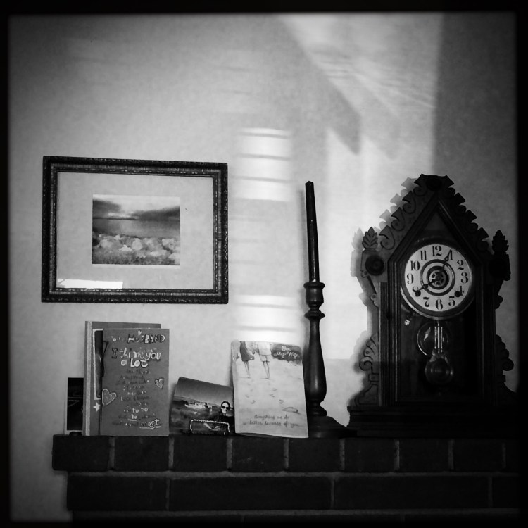 Clock and candle