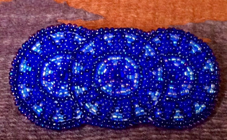 Indigo And Cobalt Hair clip