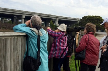 Class with Spotting scope