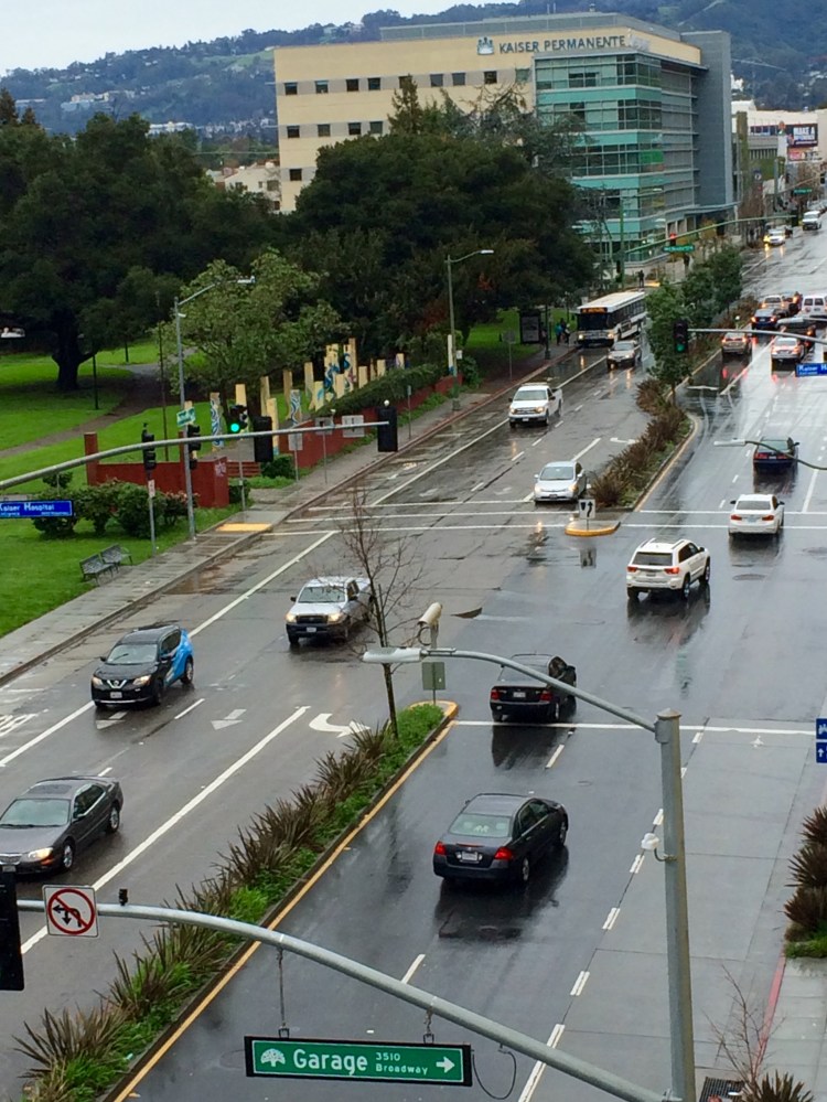 Broadway Toward the Hills