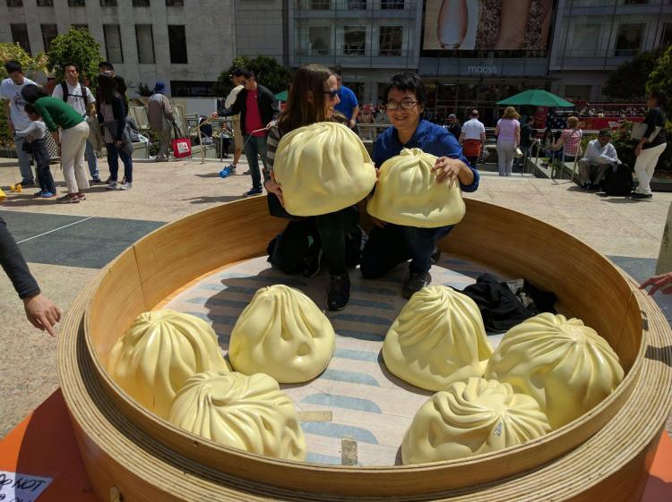 Jessie and Daniel at the Taiwanese Festival 
