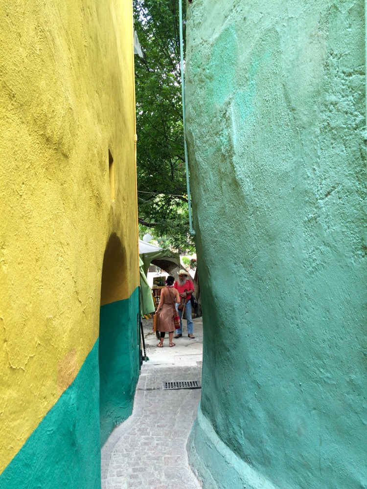 No matter how narrow the pathway there are always musicians at the end