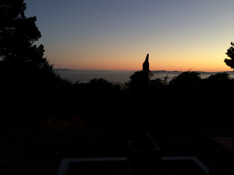 Original Sunset over the Bay