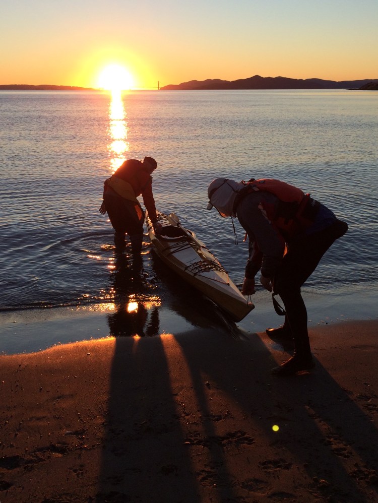 New Year's Day Sunset SF Bay