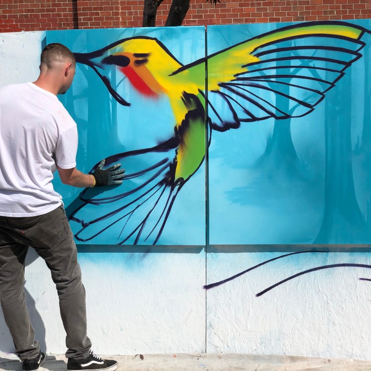 Hummingbird Painting