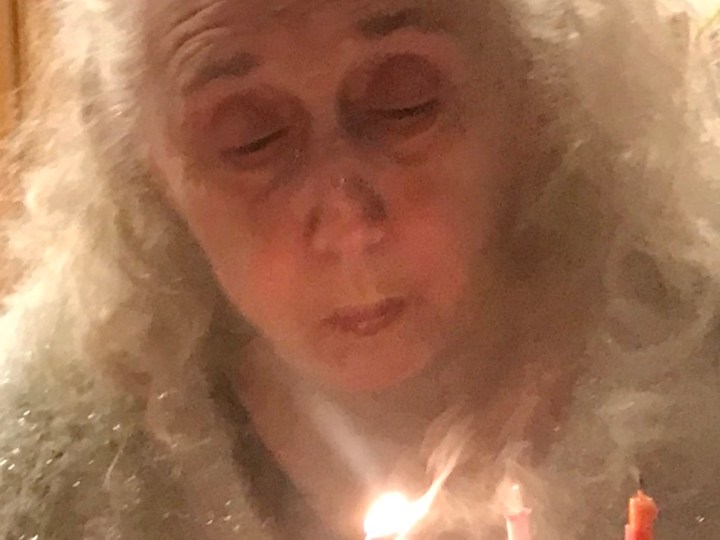 Blowing out candles