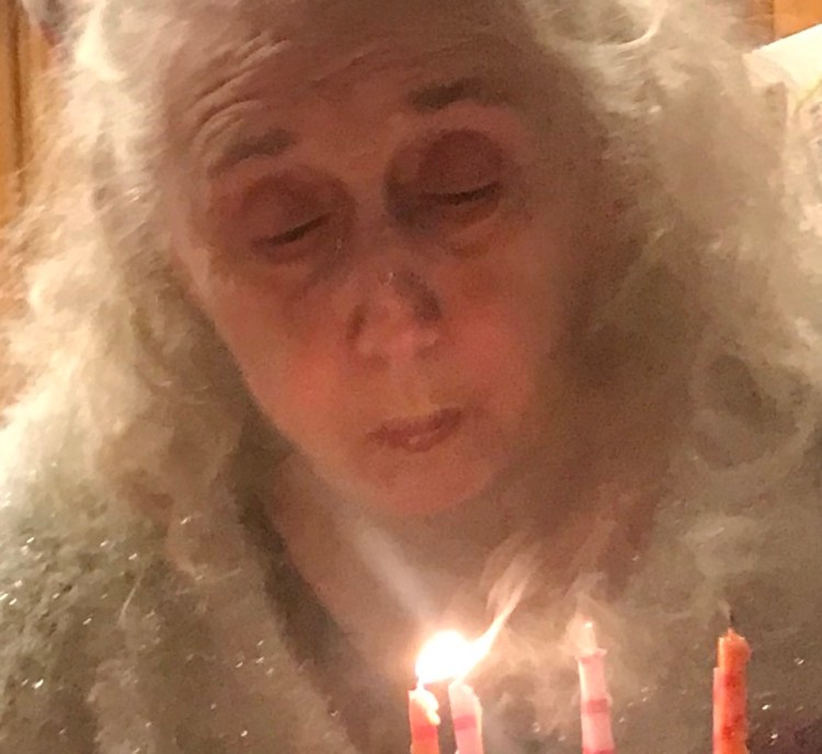 Blowing out candles 
