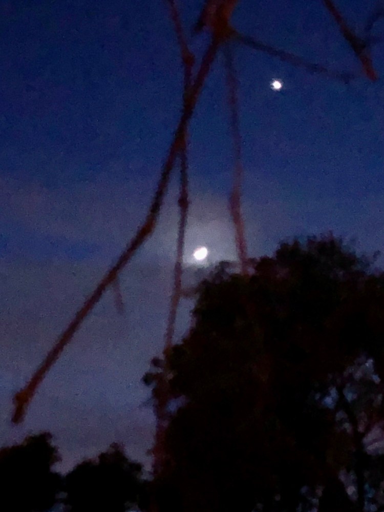 Moon and Venus 