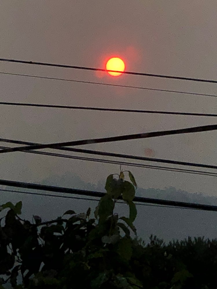 Red sun